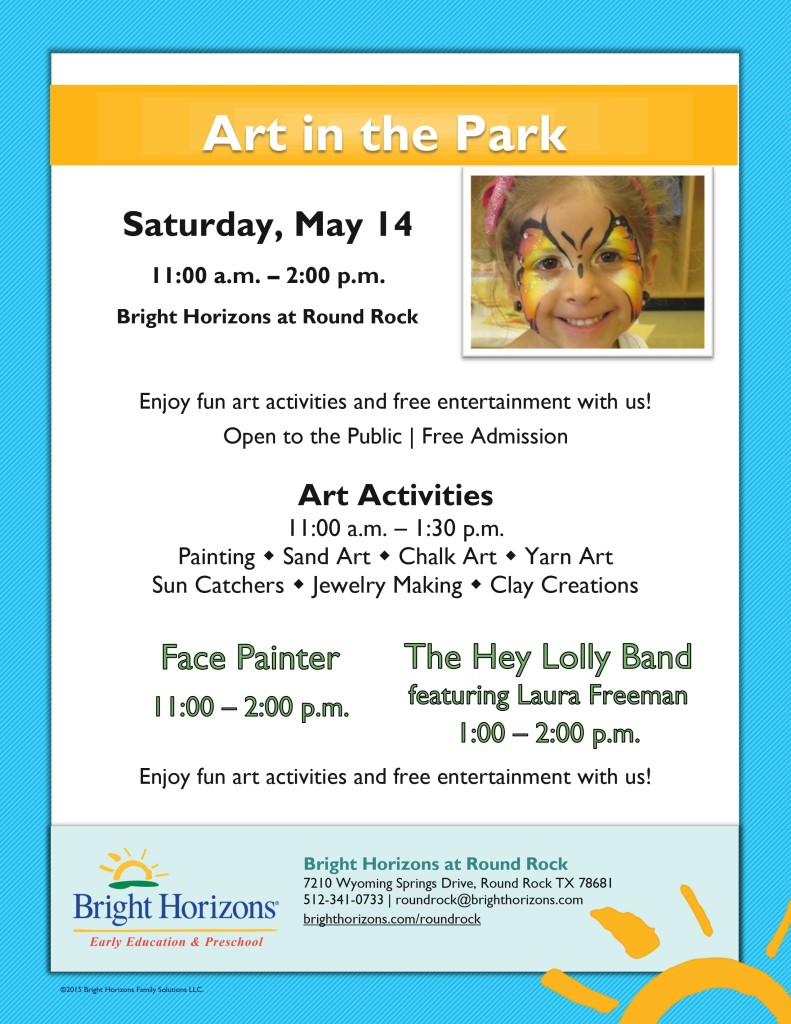 Bright Horizons Art in the Park