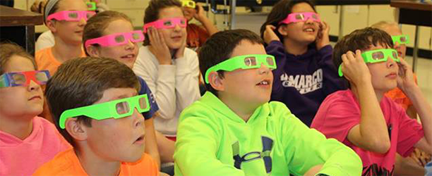 ACChaoS Science Exhibit at the Library