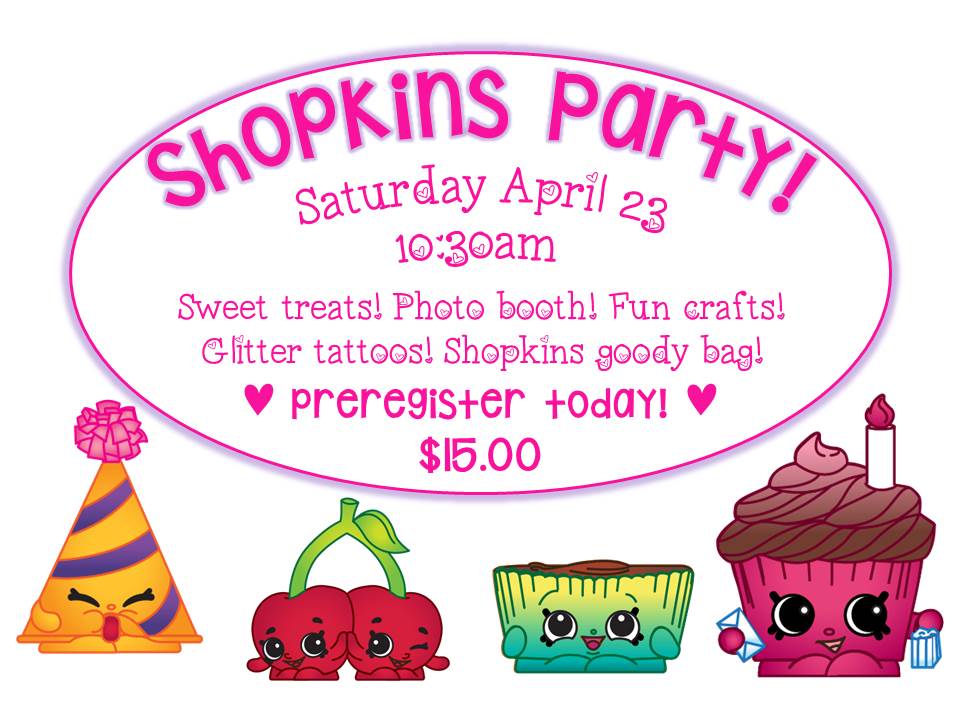 Shopkins Party at Kaleidoscope Toys