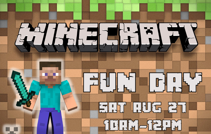 Minecraft Fun Day at Kaleidoscope Toys