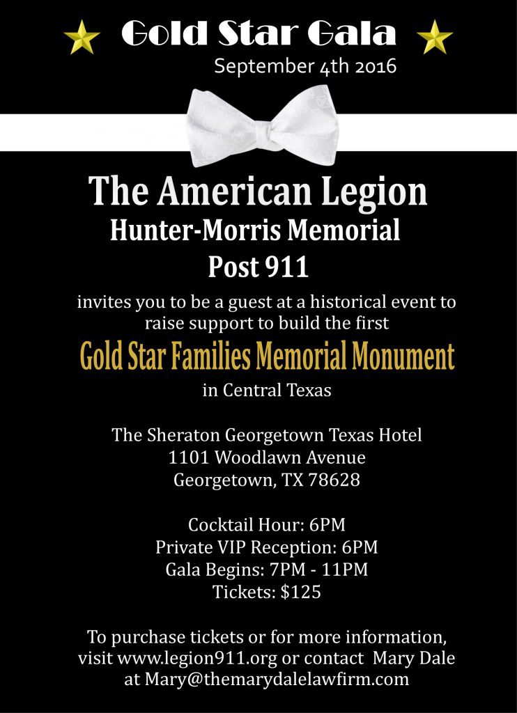 American Legion Hunter-Morris Memorial Post 911 Black Tie Gala