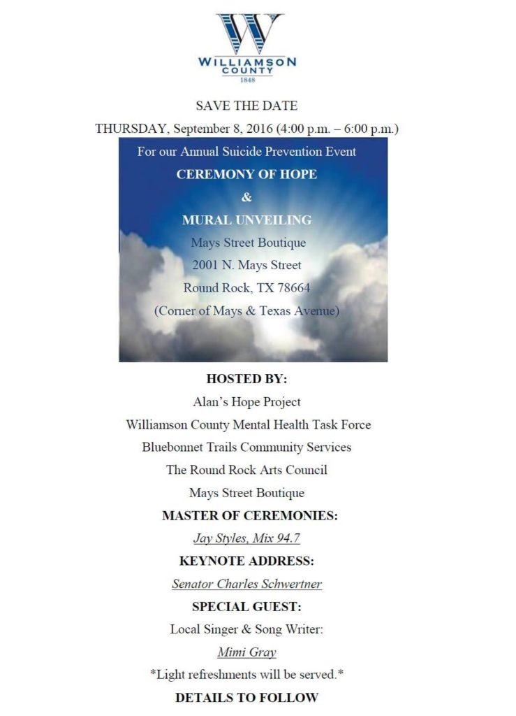Ceremony of Hope and Mural Unveiling