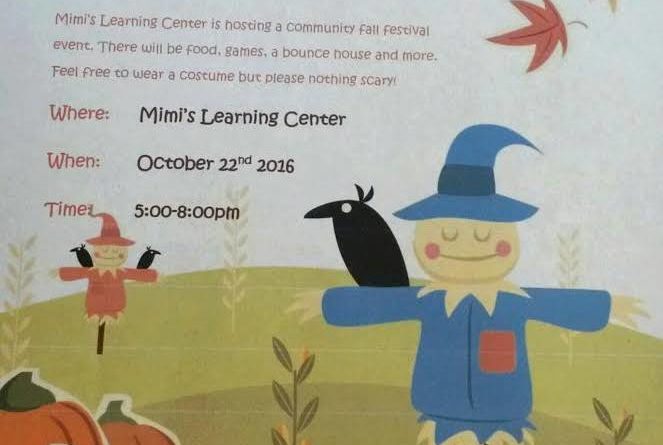 Mimi's Learning Center Community Fall Festival
