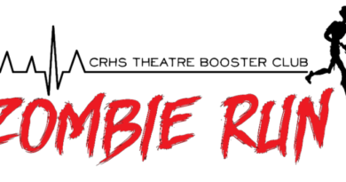 CRHS Theatre Booster Club hosts First Annual Zombie Run 5K