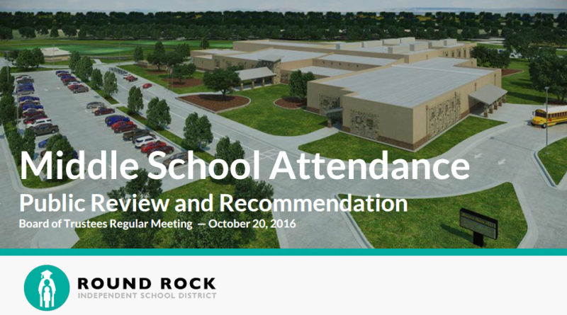 RRISD Releases Updated Middle School Boundary Proposal