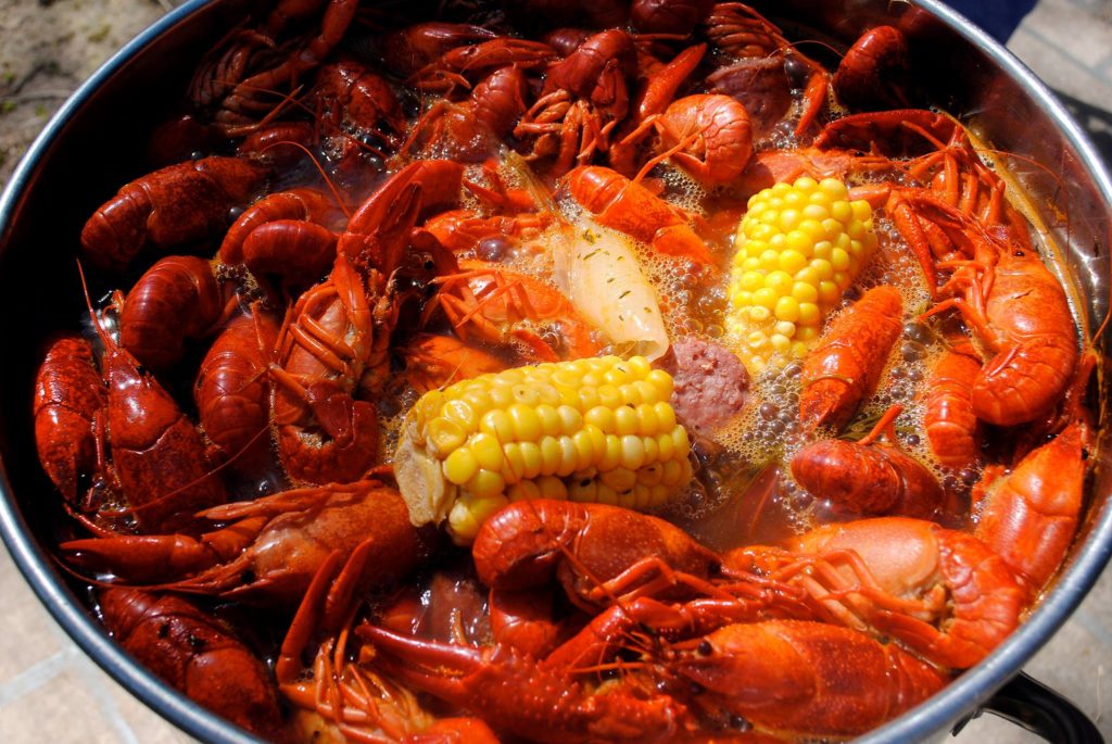 Sunday Funday Crawfish Boil at Wine Sensation
