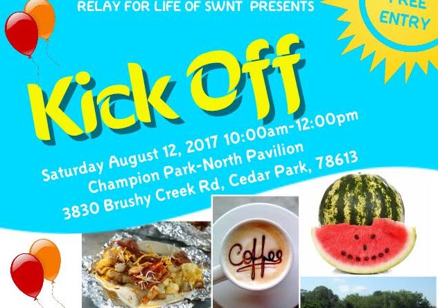 Relay for Life SWNT Kickoff Event