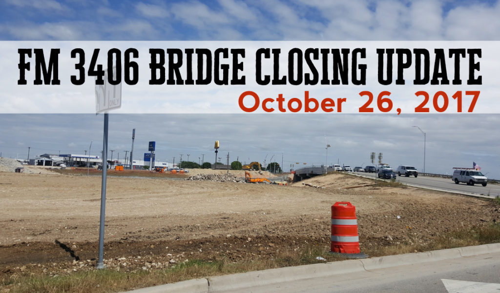 FM 3406 Bridge Closing 