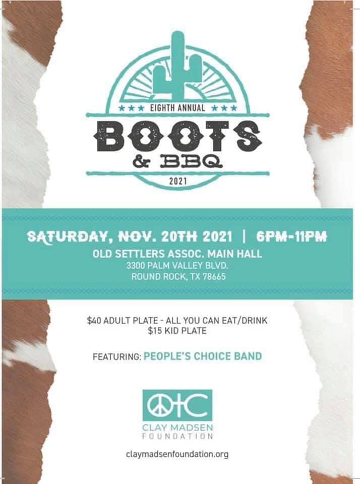 8th Annual Clay Madsen Boots & BBQ