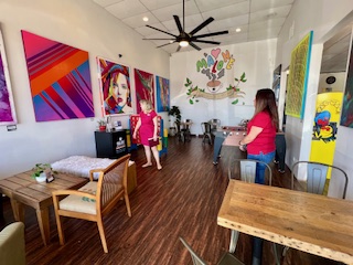 Malone Cafe seating