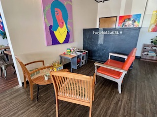 Malone Cafe seating