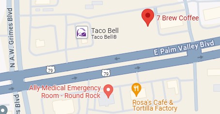 7Brew coffee directions/map