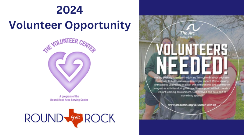 2024 Volunteer Opportunity: The ARC of Central Texas