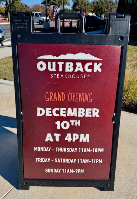RTR Image - 2024 Outback Steakhouse opening