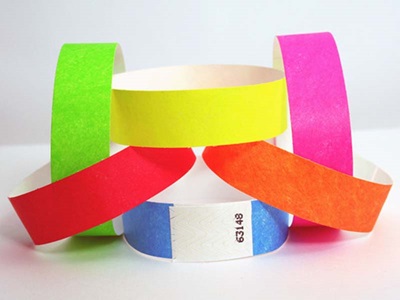 RTR image of paper wristbands
