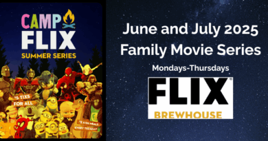 June and July 2025 Family Movie Series Header