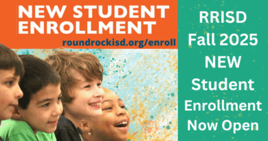RRISD Fall 2025 Enrollment Header